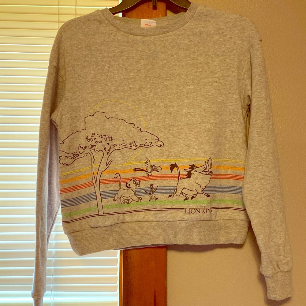 Lion King Cropped Sweatshirt